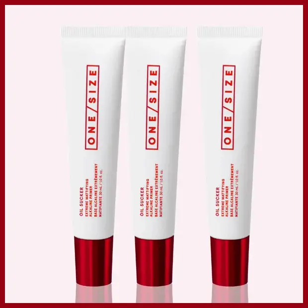 ONE/SIZE Makeup Base Primer, Oil-Sucker Extreme Mattifying Alkaline Formula