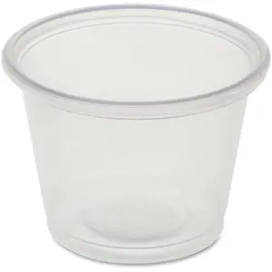 MEGA BLOKS Leak-Proof 1 oz Disposable Plastic Portion Cups, Model GJO19060, Home & Festive Party Supplies Disposable Tableware, Disposable Plastic Cup