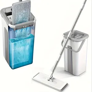 Wet and dry mop with 2 mop pads