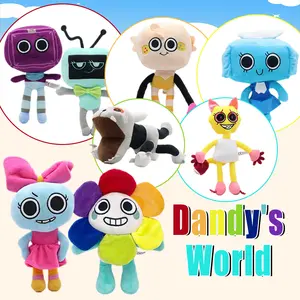 Dandys World Plush Toy Dandys World Doll Game Goob Boxten Flower Plush Stuffed Animal Soft Toy Pillow Cat Bunny Plushie Peluches