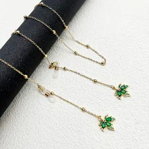 Maple leaf pendant glasses chain, fashionable women's glasses strap, glasses accessories