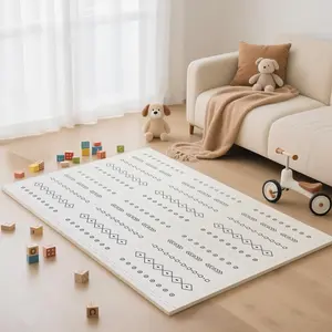 6-Pack Interlocking Gym Floor Tiles 24"x24"x0.5" - Reversible Red/Black EVA Mats for Home Fitness & Holiday Events, Non-Slip Waterproof Exercise Mats for July 4th/Easter Decor (4x6ft Assembly)