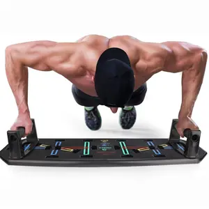 Zunammy  Ztech 10-in-1 Push Up Rack Board Fitness System, Multi Color