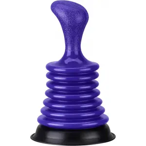 Sink Plunger Kitchen - Sink Plunger Bathroom - Drain Bathtub or Shower - Small and Powerful Clog Remover - Commercial Style Plumbers Plungers with Large