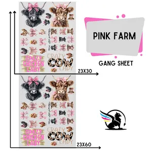 Pink Farm | Premade DTF Transfer Gang Sheet For Graphic Tees