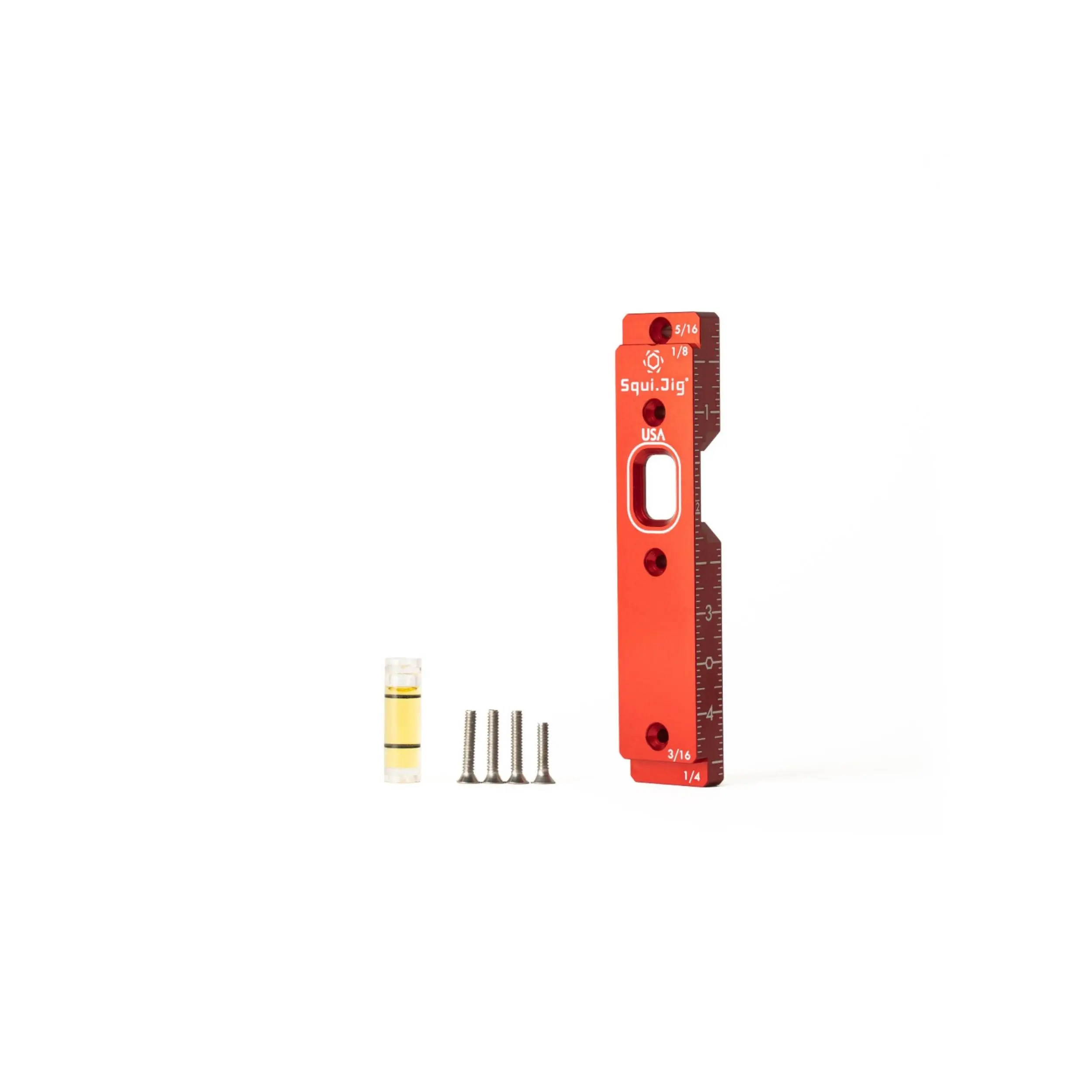 Replacement Vial Level Heel w/ screws - Red Replacement Vial Level Heel w/ screws - Red