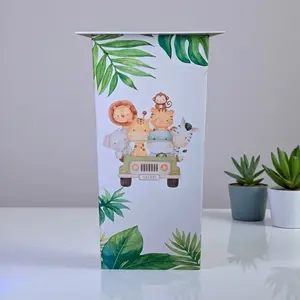 Jungle Theme Cake Table Party Table Decoration with Adorable Animal Characters Perfect for Weddings Birthdays Bachelor Parties Decor