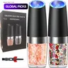 Electric Salt and Pepper Grinder Set, 1/2 Counts Battery-Powered Spice Grinder for Kitchen, Portable Handheld Seasoning Grinder (Batteries Not Included), Gift #GLOBAL PICKS