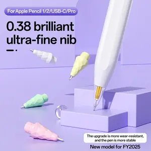 Apple Pencil Refill Tip, Durable Metal Fine Point Replacement, Compatible with Apple Pencil, Ideal for Handwriting, Long-Lasting Writing Tool
