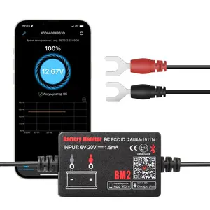 QUICKLYNKS BM2    12V   Tester for Lead Acid , LowVolt  for  12  Solar Power Systems/RVs/// Compatible with  and Android