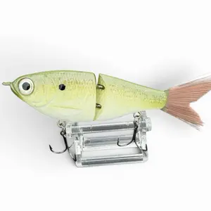 Custom painted Tennessee Shad GLIDE BAIT with Mustad hooks