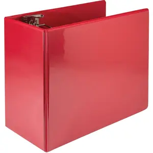 Samsill  Nonstick 6 in. Locking D-Ring View Binder - Red