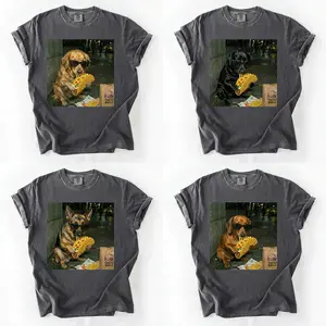 Comfort Colors Funny Dog Shirt, 50+ Dog Eating Tacos, 50+ Dog Breeds Available, Dachshund Wiener Dog Shirt, Cute Dog Lover Gift