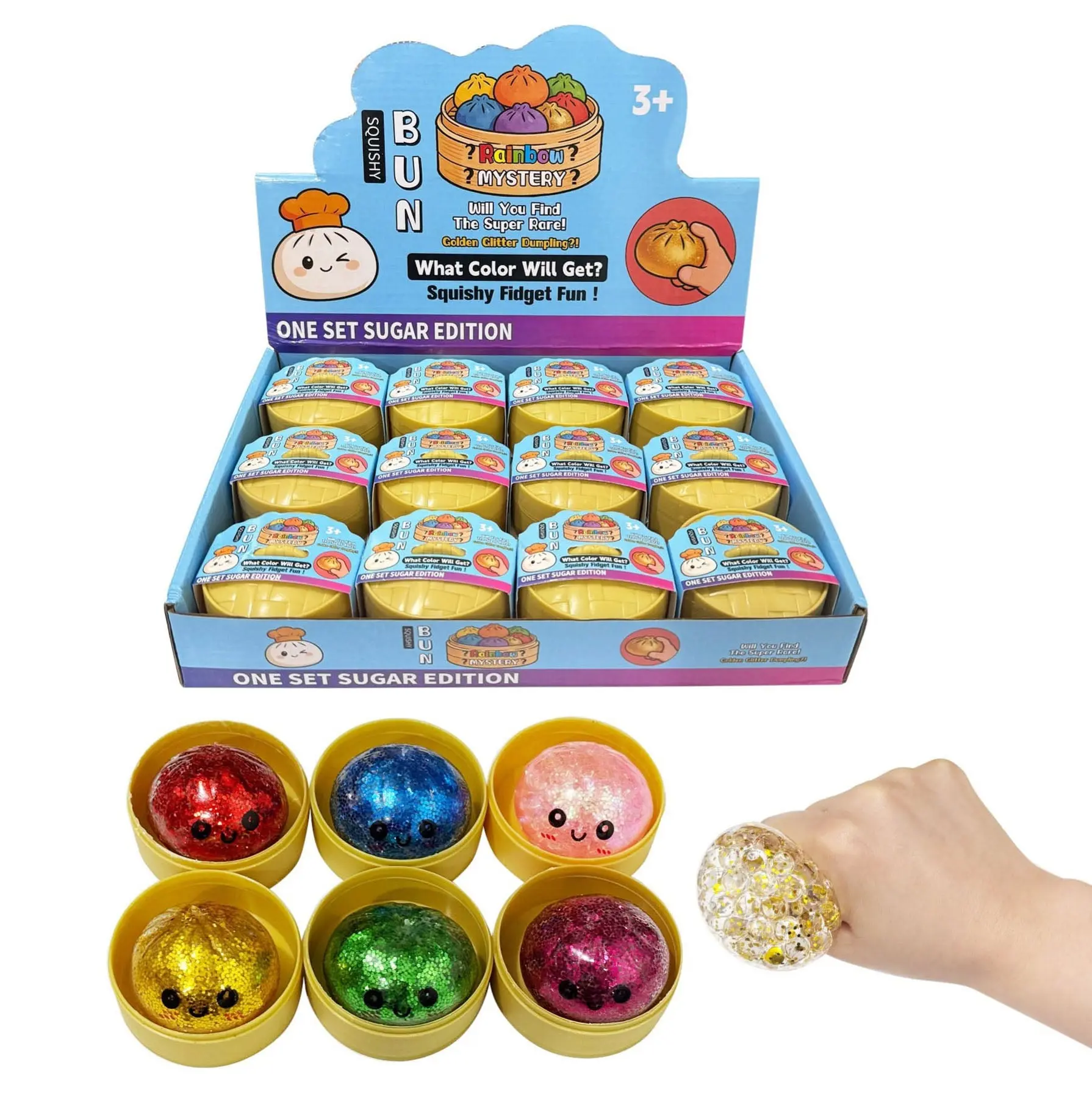 Mini Squishy Dumplings with Steamer Basket Mystery Surprise