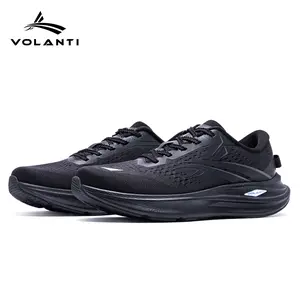 Volanti Flow Running Shoes | Multi Density Midsole Breathable Comfort Shock Absorption Stable Support Lightweight Flexible Non Slip Wear Resistant Sports Shoes for Running Jogging Walking Commute Gym Workout Travel Daily Wear All Occasion Sneakers