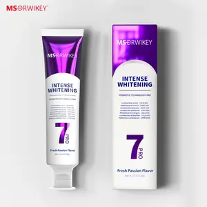 MSDRWIKEY 7-Pro Brightening Toothpaste | Purple Toothpaste Neutralizes Yellow Tones | Enamel-Safe Formula | Long-Lasting Fresh Breath #dealsforyoudays