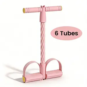 Multi-functional Pedal Resistance Band Trainer – Portable Foot Pedal Fitness Equipment Home Gym Full Body Workout Machine, Exercise Sit-ups, Yoga, Abdominal Training,summervibes