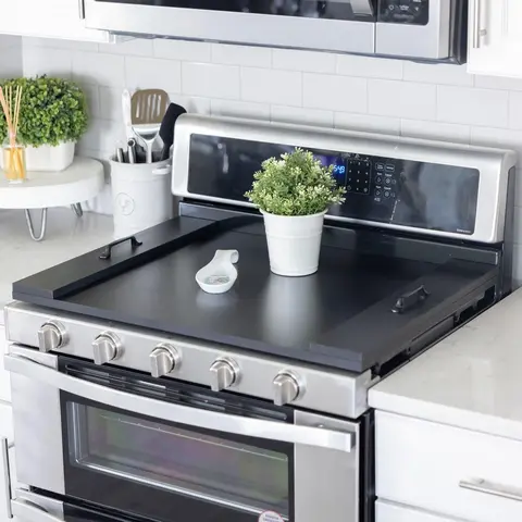 Laminate Wood Noodle Board Stove Covers Tray for Kitchen, Use as Serving tray or Ottoman Tray