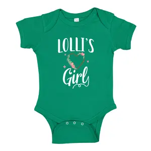 Lolli's Girl Baby Bodysuit One Piece or Toddler T-Shirt Lolli Grandma Baby Girl Clothes, First Time Lolli, Pregnancy Announcement for Lolli, Baby Shower Gift
