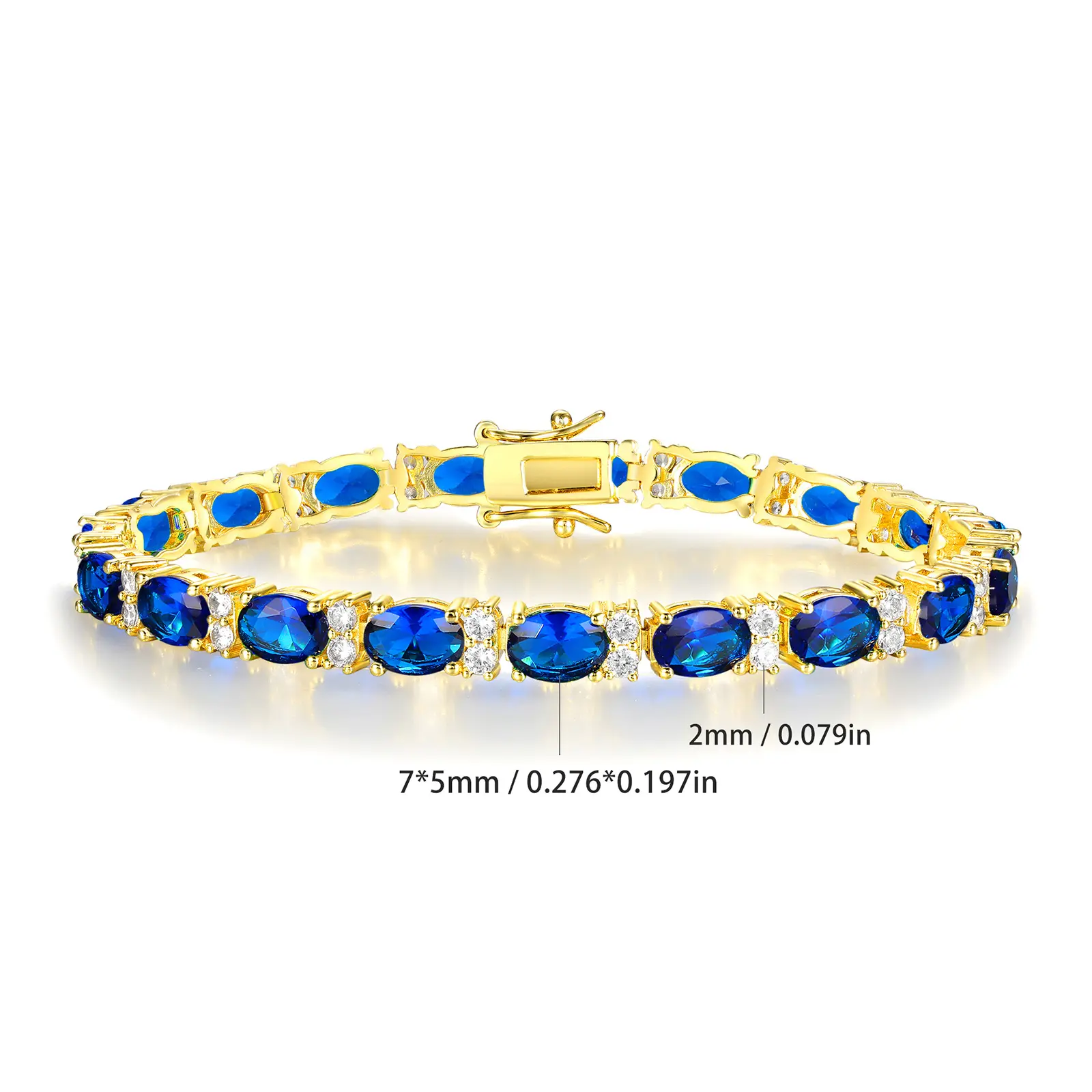 Gold+Blue Bracelet