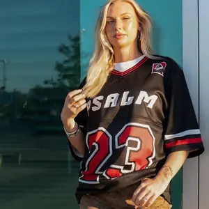 Victory On The Cross "Shepherd" Psalm 23 Quick-Dry Jersey Shirt, American Football Sports Top, Jersey Shirts, American Football Jersey