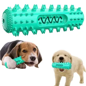 Toothbrush Dog Chew Toy, Stick Bone for Dog Teeth Cleaning, Tooth Brushing, Teething Chew Toys, Dental Oral Care for Small, Medium and Large Dogs