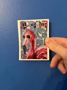 Flamazing Flamingo Sticker  | Funny Flamingo Sticker | Sassy Vinyl Sticker | Waterproof Gloss Sticker