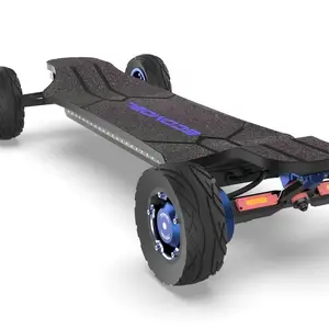 Ecomobl ET Pro 2WD 12S3P Electric Longboard - Street/All-Terrain, 40-55 km/h Speed, 3500W Motor, 12Ah Battery, 100x40x18cm Size,