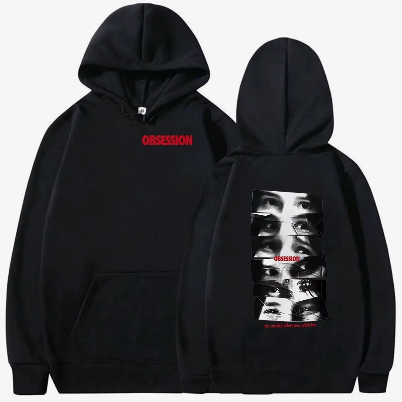 2026 Movie Obsession Nikki Eyes Hoodie Men Women Clothing Fashion Pullover Sweatshirt Retro Long Sleeve Fleece Hooded Streetwear Q