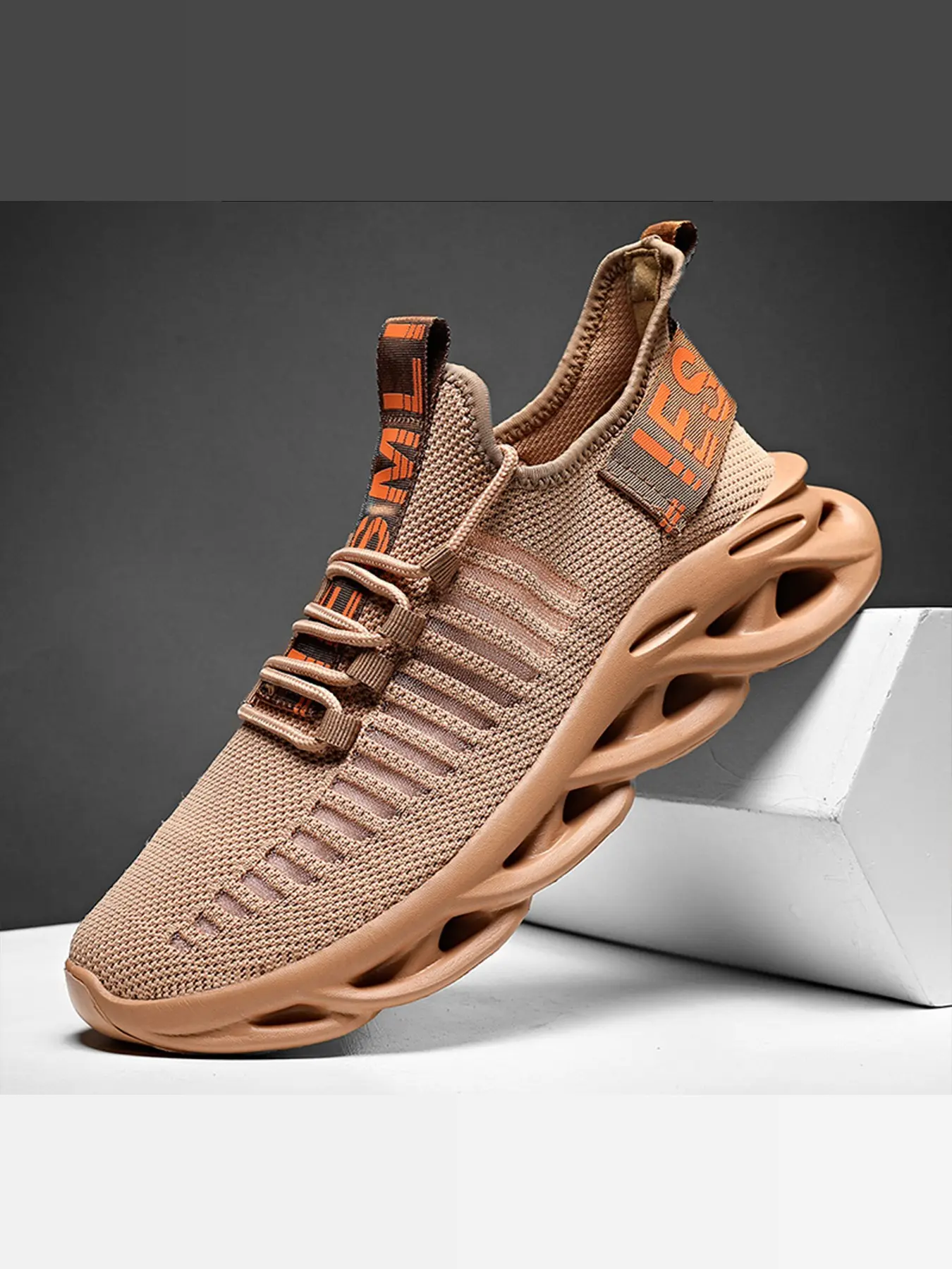 Men's Sports Shoes, Lightweight Breathable Textile Upper, Eva Sole, Low Top, Multiple Colors, Sizes 39-46, All Seasons, Casual Walking Sneakers, Casual Athletic Sneaker