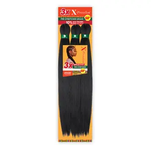 Sensationnel Braids XPRESSION 3X Pre-Stretched Braid 50" Sensationnel Braids XPRESSION 3X Pre-Stretched Braid 50"