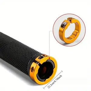 Bicycle Rubber Grips MTB Alloy Lock Bilateral Lock Handlebar Grips Anti Slip Cycling Handlebar Sleeve BMX Bicycle Accessories