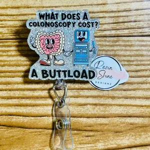 What Does A Colonoscopy Cost A Buttload Badge Reel