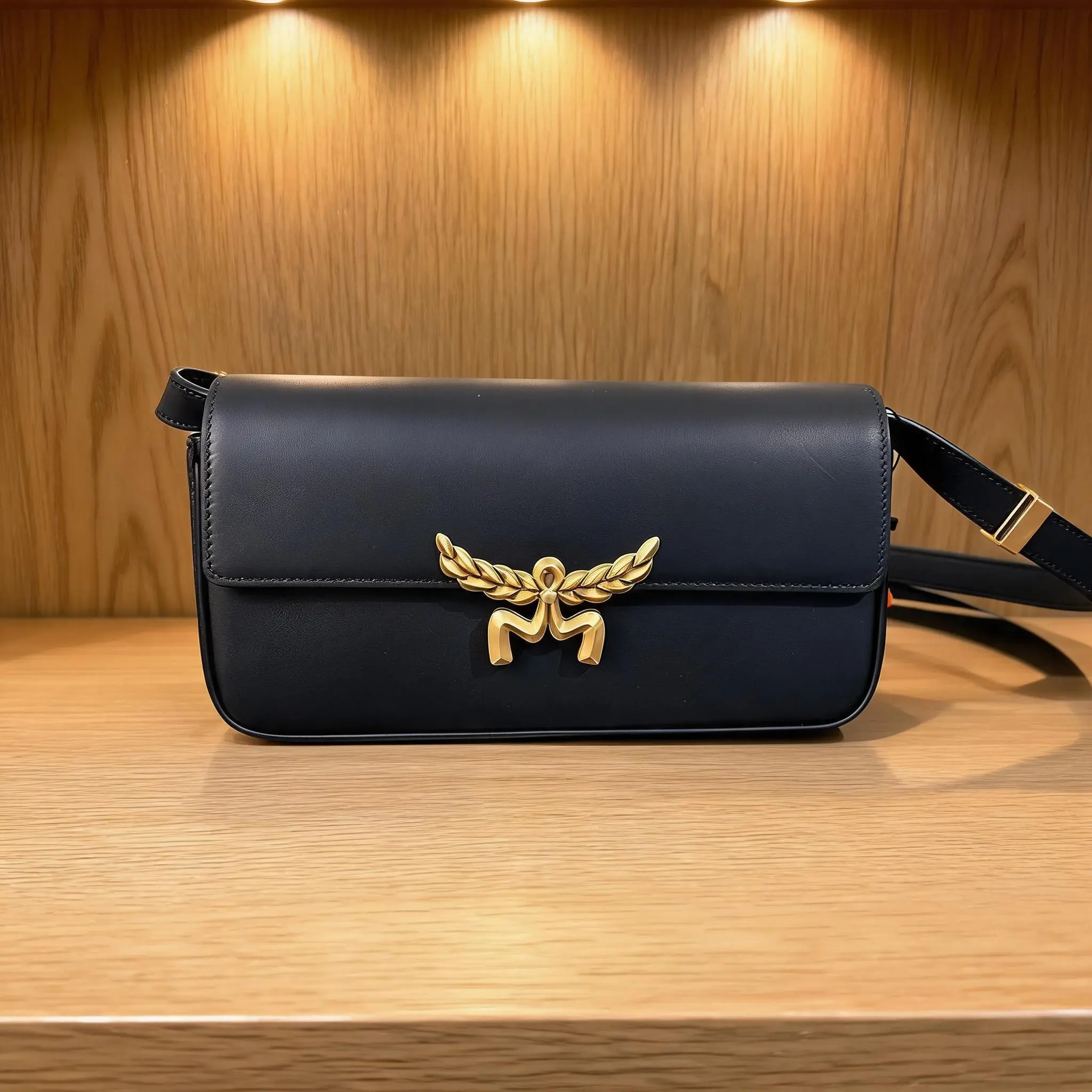 Pre-owned MCM Leather Shoulder Bag I0707209183