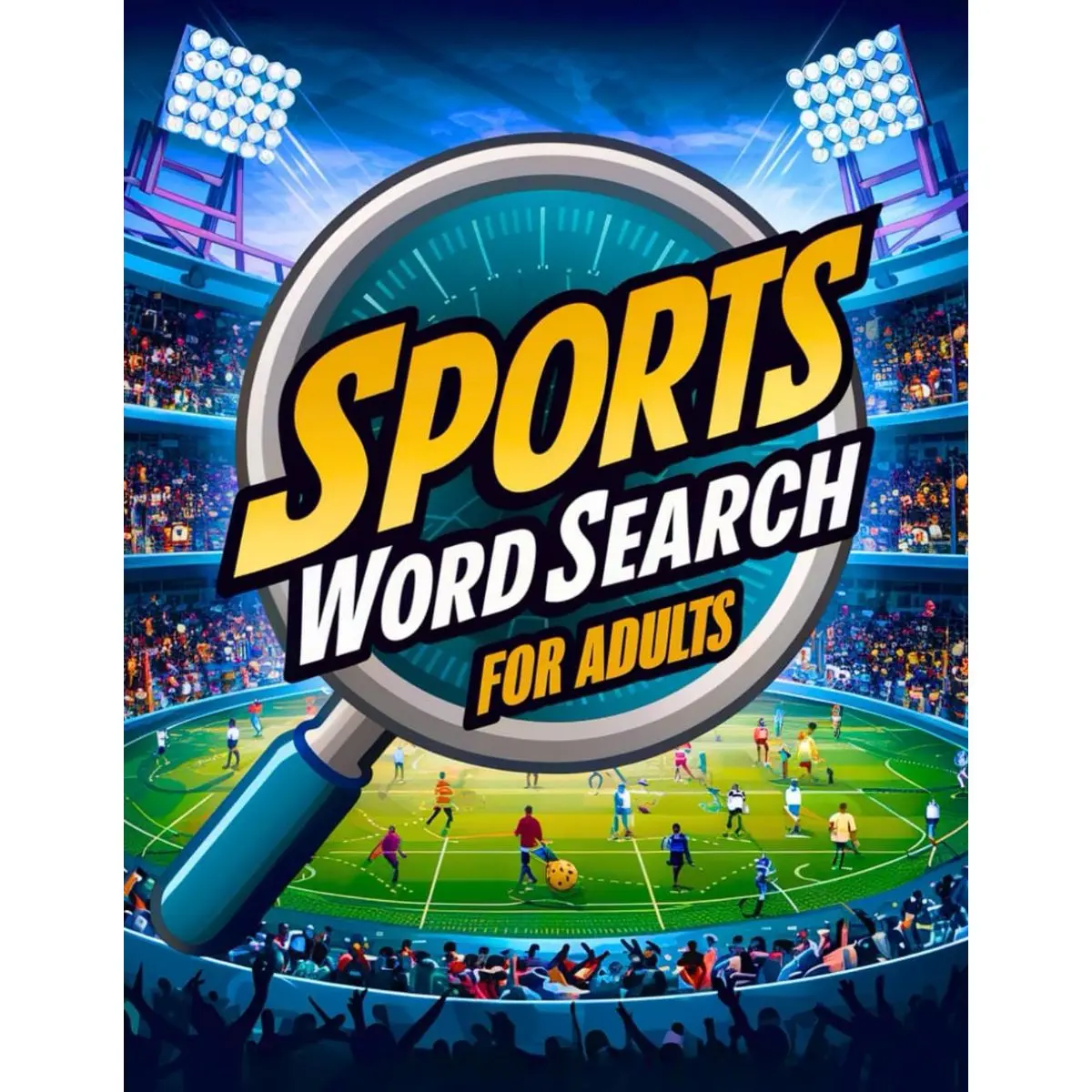 Sports Word Search for Adults: Large Print Sport Themed Word Search Puzzles with Interesting Facts: Basketball, Soccer, Hockey, Football, Tennis, ... Rugby, Cricket, Ski Jumping and more Paperback – April 24, 2024