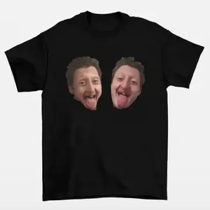 Daniel Larson Goofy Pair Essential T-Shirt Featuring Bold and Playful Design for Casual Wear Cotton Top Menswear Grey