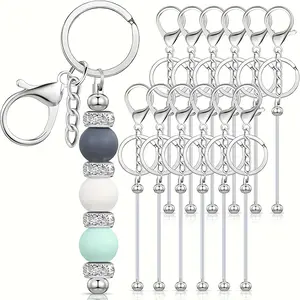 6/12 Simple basic color key chain pendants for making DIY key chain pendants making material accessories in 5 colors