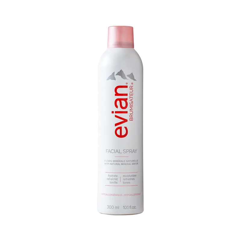 Jumbo Hydrating Face Mist | Evian Facial Spray 10.1 oz | Daily Hydration • Skincare Routine Booster • Enhance Makeup