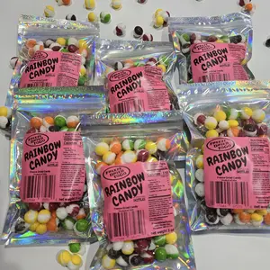 6 bags of Freeze Dried RAINBOW CANDY - (over a pound of candy)