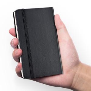 Pocket Notebook, Small Notebook, 2-Pack Total 320 Pages,3.7" x 5.7" Pocket Notebook (2 Pack, Black1)