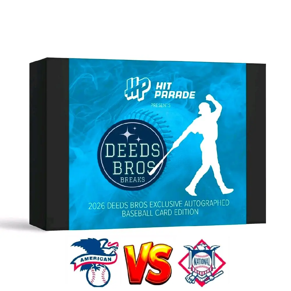 Baseball card break by league - 2025 Factory sealed Hit Parade DeedsBros Edition autographed card break