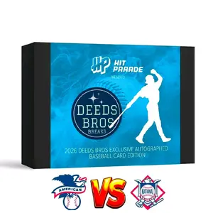 Baseball card break by league - 2025 Factory sealed Hit Parade DeedsBros Edition autographed card break