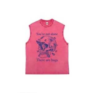 [3-days delivery] Vintage Tank 90s Graphic Sleeveless Tank Tops Men Vest Streetwear Outfits Men Vacation Outfits Sleeveless Shirt