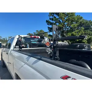 Dev Fishing RB 200 Truck Bed Rail Horizontal Adjustable Fishing Rod Holder