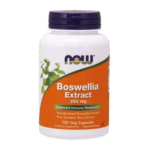 NOW Boswellia Extract, 250 mg, 120 Veg Capsules