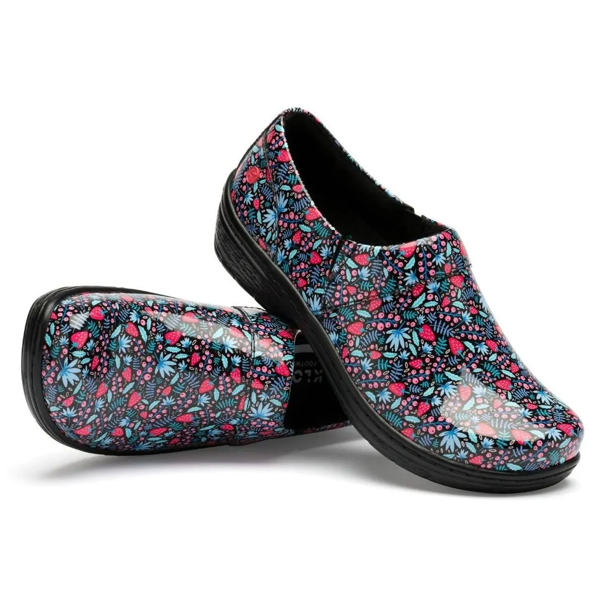 KLOGS Mission-Strawberry Fields Patent Women Footwear