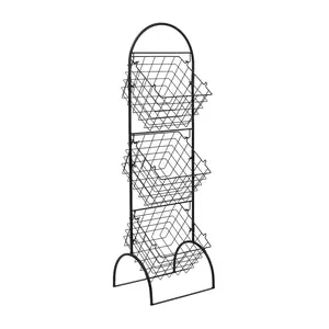 Sorbus 3-Tier Basket Stand Sorbus 3-Tier Basket Stand