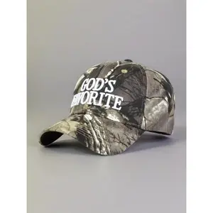 Camo Print Baseball Cap, Casual Outdoor Sports Hat for Men & Women, Adjustable Sun Protection Cap for Daily Wear, Camouflage Snapback Hat