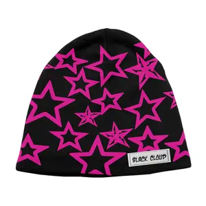 Pink Stars Beanie