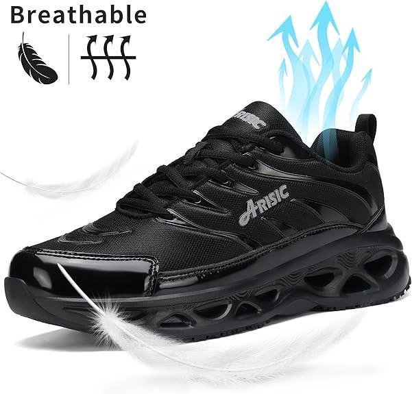 Non-Slip Waterproof Work Shoes for Kitchen Chef, Nurse & Food Service
